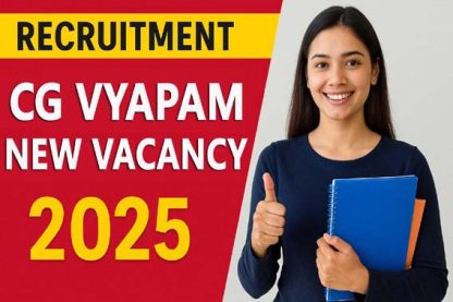 CG Vyapam Sub Engineer Vacancy 2025