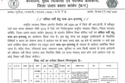 Feature image CMHO Kanker Staff Vacancy 2025