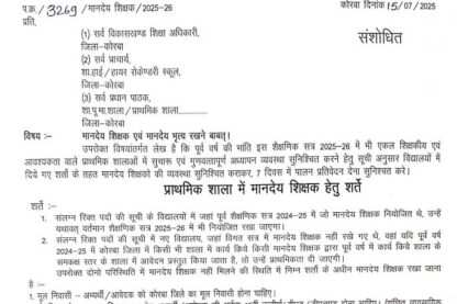 DEO Korba Vacancy 2025